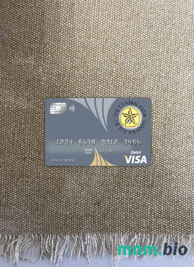 Bahamas The Central bank wygląd zdjęcia karty wizowej skan PSD + zdjęcie